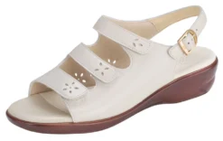 Quatro Bone Leather Slingback Sandal -Fashion Shoe Store sasquatro08c