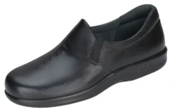 Viva Black Leather Slip-On Loafer -Fashion Shoe Store sasviva01c