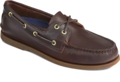 Sperry Men's Authentic Original Amaretto Brown Two-Eye Boat Shoe