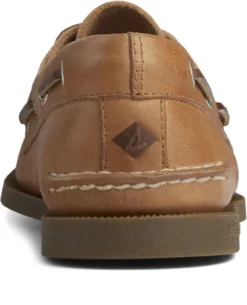 Sperry Men's Authentic Original Sahara Brown Leather Two Eye Boat Shoe -Fashion Shoe Store speao2eye06c