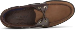 Sperry Men's Authentic Original Brown Nubuck Leather Two Eye Boat Shoe -Fashion Shoe Store speao2eye22b scaled