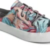 Sperry Crest Vibe Coral Floral Pink Mule Sneaker