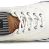 Sperry Striper II CVO White Canvas Lace-Up Sneaker