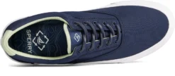 Sperry SeaCycled™ Striper II CVO Navy Lace-Up Sneaker -Fashion Shoe Store spestriperiicvob scaled