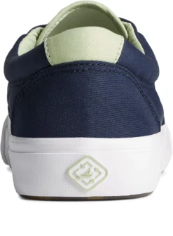 Sperry SeaCycled™ Striper II CVO Navy Lace-Up Sneaker -Fashion Shoe Store spestriperiicvoc