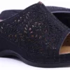 Wedge Glitter Black