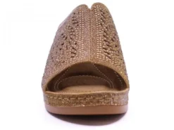 Wedge Glitter Bronze -Fashion Shoe Store stes503612b