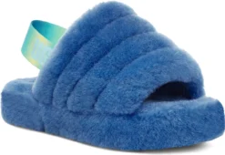 UGG Kids Fluff Yeah Slide -Fashion Shoe Store ugg childrens kids fluff yeah slide mystic blue gradient 1120030k mbgt 51792.1647038453