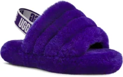 UGG Kids Fluff Yeah Slide -Fashion Shoe Store ugg childrens kids fluff yeah slide violet night 1098494k vngh 28977.1647038454