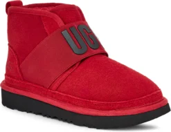 UGG Kids Neumel II Graphic -Fashion Shoe Store ugg childrens kids neumel 2 graphic samba red black 1110703k srbck 72110.1657880295