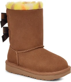 UGG Toddlers Bailey Bow Plaid Punk