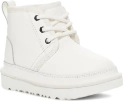 UGG Toddlers Neumel II -Fashion Shoe Store ugg childrens toddlers neumel ii white leather 1136847t wwlt 41418.1667483763