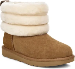 UGG Kids Fluff Mini Quilted -Fashion Shoe Store ugg kids fluff mini quilted chestnut 1103612k che 28948.1603813196