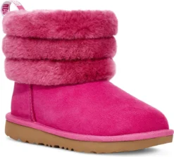 UGG Kids Fluff Mini Quilted -Fashion Shoe Store ugg kids fluff mini quilted fuchsia 1103612k fus 96419.1603813196