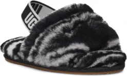 UGG Toddlers Fluff Yeah Slide Zebra