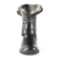 Gabi 2 Black Mid-Calf Winter Boot -Fashion Shoe Store wangabi201c