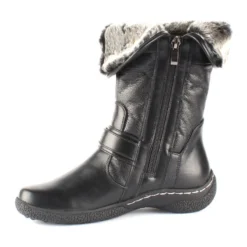 Gabi 2 Black Mid-Calf Winter Boot -Fashion Shoe Store wangabi201e