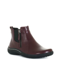 Maddi Burgundy Ankle Boot -Fashion Shoe Store wanmaddi04c